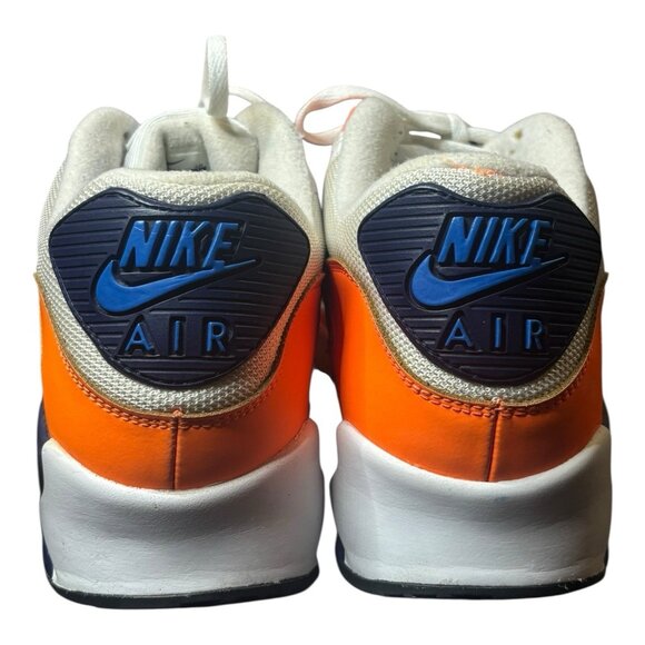 Nike Air Max Essential 90 Sneakers White Orange Blue Mens Size 14 AJ1285-104 main image 7